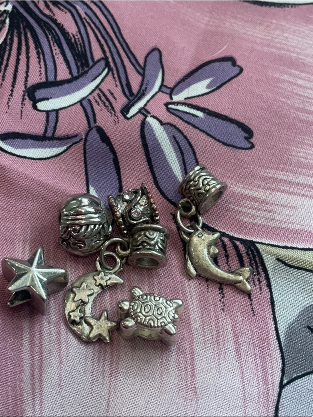Pandora style charms with heavy elf charm